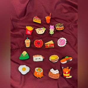 Food croc charms